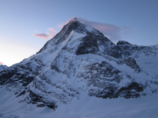 Matterhorn von der Schönbielhütte aus (29. März)