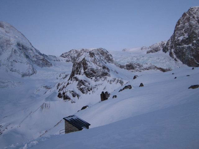 von der Sch&ouml;nbielh&uuml;tte Richtung Westen (29. M&auml;rz)