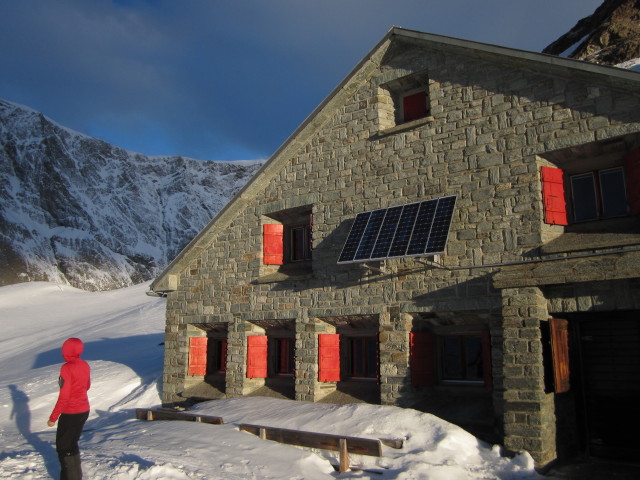 Martina bei der Sch&ouml;nbielh&uuml;tte, 2.694 m (29. M&auml;rz)