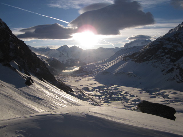 von der Sch&ouml;nbielh&uuml;tte Richtung Osten (29. M&auml;rz)
