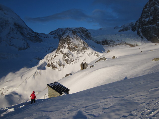 Martina bei der Sch&ouml;nbielh&uuml;tte, 2.694 m (29. M&auml;rz)