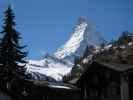 Matterhorn von Zermatt aus (28. März)