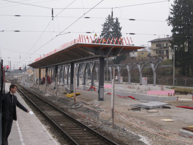 Bahnhof Gmunden, 479 m (15. M&auml;rz)