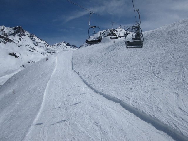 Skiroute 4a von der Velilleckbahn aus (16. Apr.)