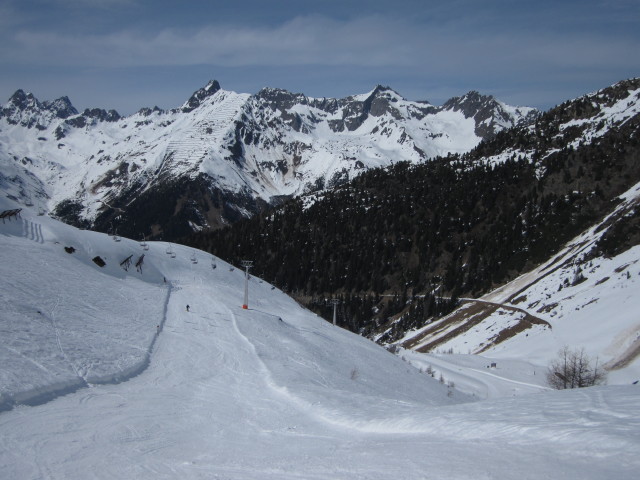 Markus auf der Skiroute 4a (16. Apr.)