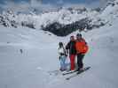 Mama, Markus und ich auf der Piste 7 (13. Apr.)