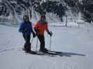 Stefan und ich auf der Piste 35 (14. Apr.)