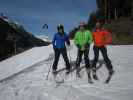 Stefan, Heinz und ich auf der Piste 1 (14. Apr.)