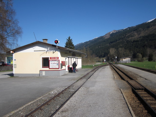 Bahnhof Fürth-Kaprun, 758 m (19. Apr.)