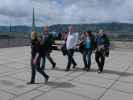 Michaela, Markus, Reinhard, Juliane und Udo auf der Polyterrasse