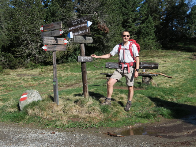 Ich auf der Villanderer Alm (16. Mai)