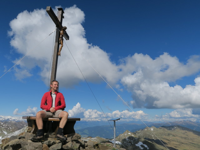 Ich auf der Kassianspitze, 2.581 m (16. Mai)