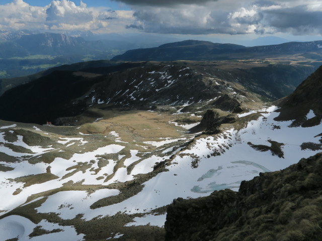 Kassiansee von der Kassianspitze aus (16. Mai)