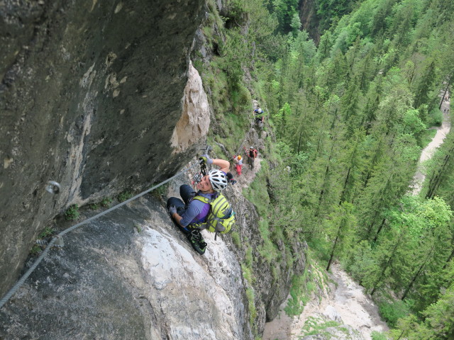 Grünstein-Klettersteig: Romana in der Variante 'Hotelroute'