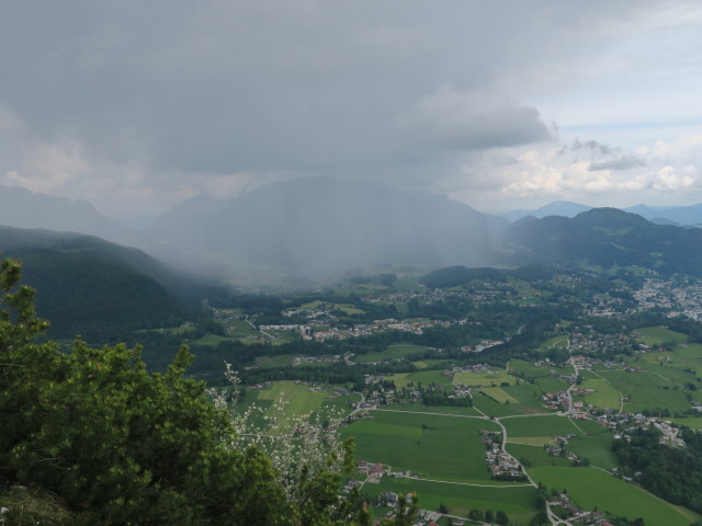 Grünstein-Klettersteig: vom Ausstieg Richtung Norden