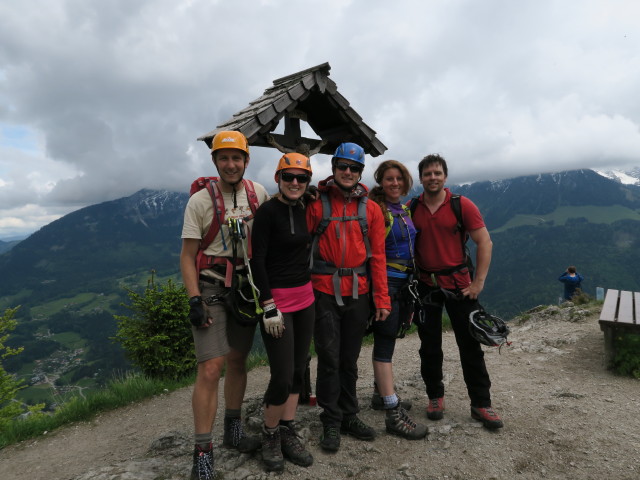 Ich, Sabrina, Christian, Romana und Stefan am Grünstein, 1.304 m