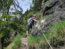 Grünstein-Klettersteig: Romana zwischen Heisei-Hängebrücke und Kastner-Fritz-Traverse