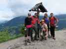 Sabrina, Christian, ich, Romana und Stefan am Grünstein, 1.304 m