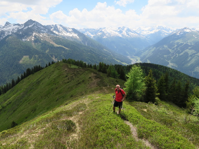 Wolfgang zwischen Kreuzkogel und Froneck (5. Juni)