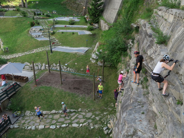 Silver Bullet-Klettersteig: Ausstieg (5. Juni)