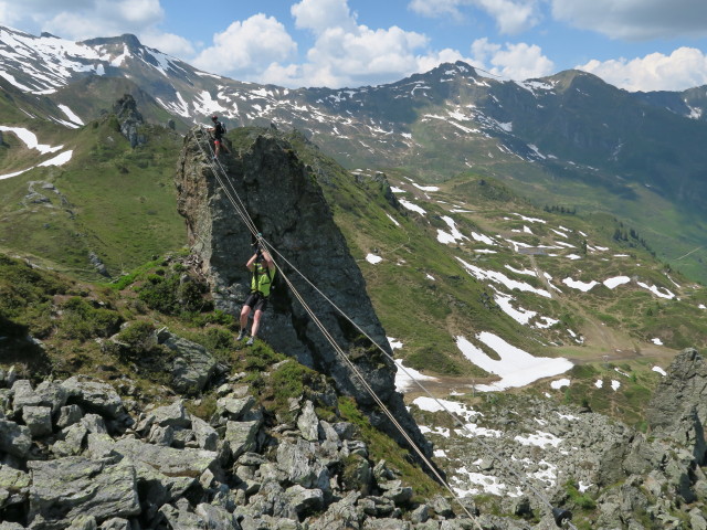 Hirschkarspitze-Klettersteig: Flying Fox (6. Juni)