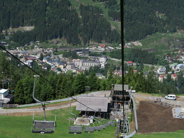 Talstation der 2. Teilstrecke des Graukogellifts, 1.481 m (7. Juni)