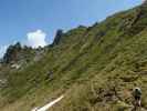 Hirschkarspitze-Klettersteig: Zustieg (6. Juni)