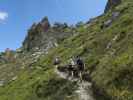 Hirschkarspitze-Klettersteig: Zustieg (6. Juni)