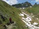 Hirschkarspitze-Klettersteig: Zustieg (6. Juni)