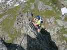 Hirschkarspitze-Klettersteig: schwierige Einstiegsvariante (6. Juni)