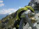 Hirschkarspitze-Klettersteig: schwierige Einstiegsvariante (6. Juni)