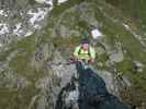 Hirschkarspitze-Klettersteig: schwierige Einstiegsvariante (6. Juni)