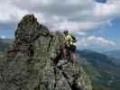 Hirschkarspitze-Klettersteig: Seilbrücken (6. Juni)