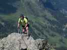 Hirschkarspitze-Klettersteig: Ausstieg (6. Juni)