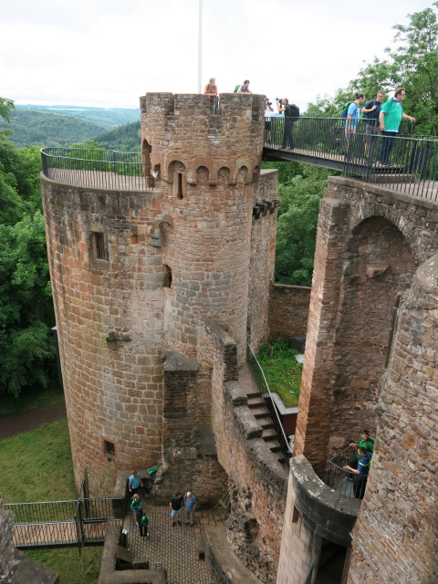 Burg Montclair, 290 m (13. Juni)