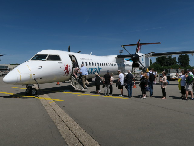 Flughafen Luxemburg, 376 m (14. Juni)
