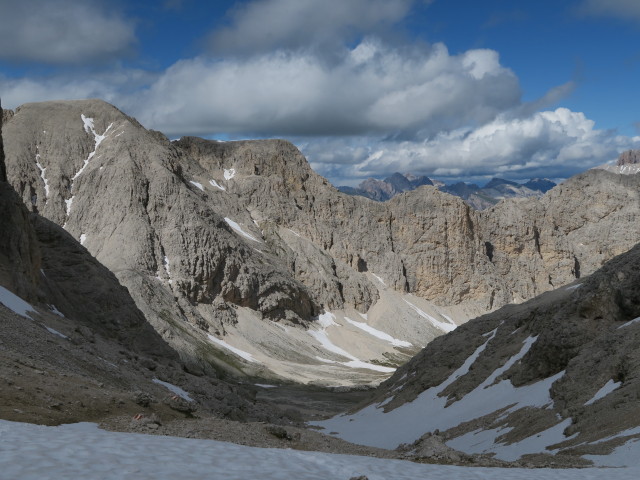 vom Passo d'Antermoia Richtung Nordosten (20. Juni)