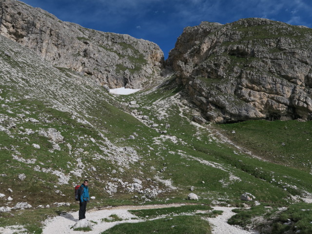 Ronald auf Weg 580 zwischen Passo de Dona und Weg 578 (21. Juni)