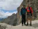 Ronald und ich am Passo delle Cigolade, 2.550 m (20. Juni)