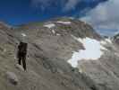 Ronald auf Weg 584 zwischen Grasleitenpass und Passo d'Antermoia (20. Juni)