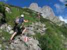 David und Oliver zwischen Cellonstollen-Klettersteig und Via Ferrata Senza Confini