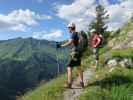 David und Oliver zwischen Cellonstollen-Klettersteig und Via Ferrata Senza Confini