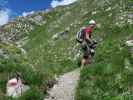 Oliver zwischen Via Ferrata Senza Confini und Frischenkofel