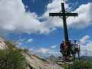 Oliver, David und ich am Ostgipfel des Frischenkofels, 2.230 m