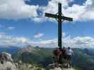 Oliver, David und ich am Ostgipfel des Frischenkofels, 2.230 m