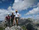 Oliver, David und ich am Frischenkofel, 2.241 m