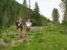 Evelyn und Erich am Naturlehrpfad zwischen Seichenbrunn und Gaimberger Alm (3. Juli)