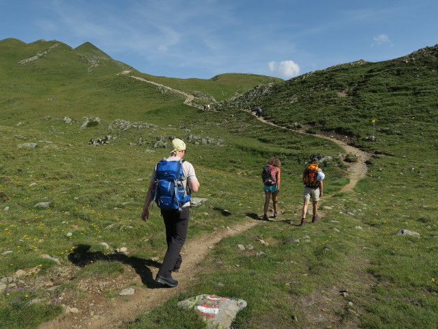 Werner, Irmgard und Bernadette auf Weg 34 zwischen Schoberköpfl und Neualplseen