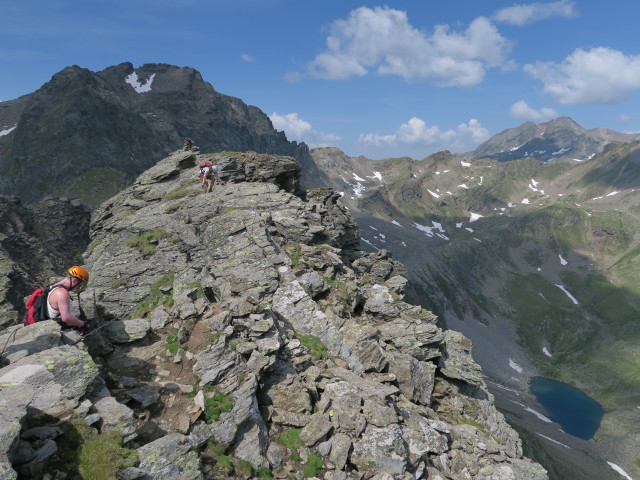 Schleinitz-Klettersteig: Erich und Irmgard am Mittleren Sattelkopf, 2.697 m