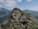 Schleinitz-Klettersteig: Sonja und Werner am Westlichen Sattelkopf